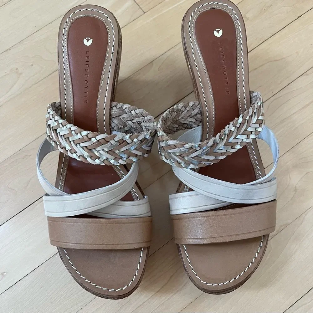 Leifsdottir Onni Wedge Leather Sandal 39.5